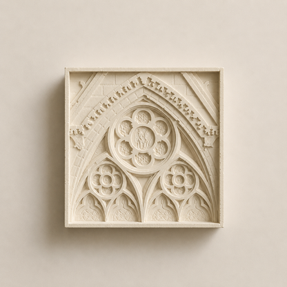 Le Vitrail d'Adam et Ève — Notre-Dame de Paris Relief_EOS