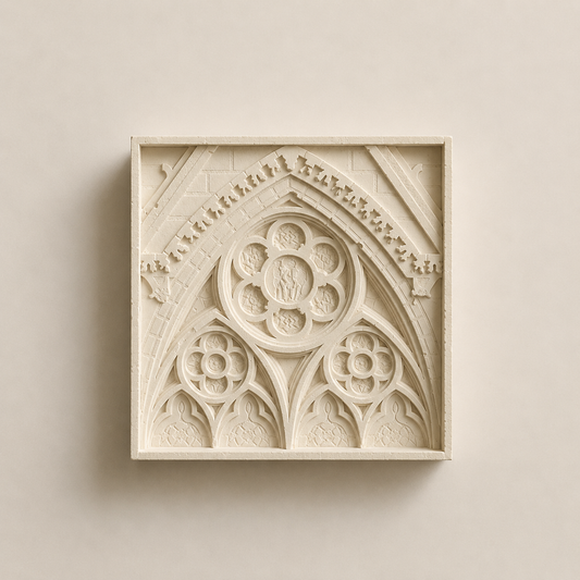 Le Vitrail d'Adam et Ève — Notre-Dame de Paris Relief_EOS